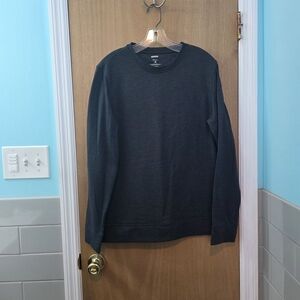 Sonoma Men's Dark Gray Crewneck Sweater Medium